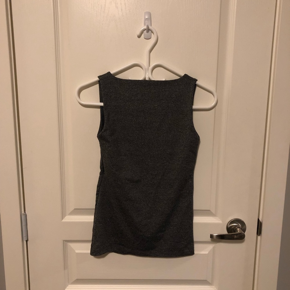 Zara Basic Grey Tank Top - Picture 3 of 3